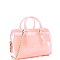 2-Way Translucent Jelly Small Boston Satchel Shoulder Bag