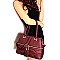 Quilted Tassel Accent Tote Wallet SET