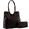Braided Strap Boho Tote Wallet SET
