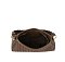 Braided Handle Woven Shoulder Bag
