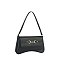 Pebbled PU Flap Shoulder bag