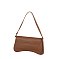 Pebbled PU Flap Shoulder bag