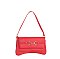 Pebbled PU Flap Shoulder bag