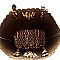 2 IN 1 PEARL ACCENT LEOPARD PRINT TOTE SET