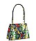 MULTI COLOR SNAKE PRINT SHOULDER HANDLE TOTE BAG