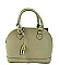 Classy Dome Satchel With Padlock
