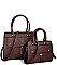 2 IN 1 SATCHEL SET WITH 2 STRAPS