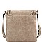 Braided Flap Knob Accent Flap Cross Body MH-L0210
