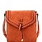 Braided Flap Knob Accent Flap Cross Body MH-L0210