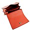 MEDIUM TASSEL ACCENT FLAP SATCHEL