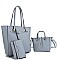 STYLISH 3 IN 1 TOTE SHOPPER BAG SET