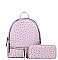 2 IN 1 OSTRICH BACKPACK WALLET VALUE SET