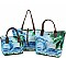 FASHIONABLE OIL PAINTED 3-PC SHOPPER BAG SET JYLF-169