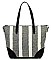 FASHION DURABLE WOVEN FABRIC SHOPPER BAG