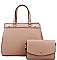2IN1 STYLISH SATCHEL WITH CROSSBODY SET