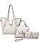 3 IN 1 STYLISH SATCHEL CROSSBODY SET