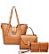 3 IN 1 STYLISH SATCHEL CROSSBODY SET