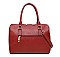 3IN1 FASHION PLAIN CLASSIC MINI DUFFEL BAG WITH MATCHING BAG AND CLUTCH SET