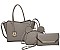 3 IN 1 FLORAL TOTE BAG WITH EARS MINI BAG AND CLUTCH SET