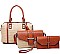 3 IN 1 STYLISH WOVEN SATCHEL SET