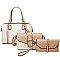 3 IN 1 STYLISH WOVEN SATCHEL SET