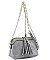 STYLISH DOUBLE TASSEL LONG CHAIN CROSSBODY BAG