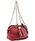 STYLISH DOUBLE TASSEL LONG CHAIN CROSSBODY BAG