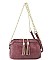 STYLISH DOUBLE TASSEL LONG CHAIN CROSSBODY BAG