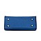 2-Way Medium Snake Print Padlock Accent Satchel