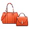 Fashion Scarf Top Handle 2-in-1 Satchel