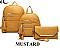 3 in 1 Stylish Tri-Zip Accent Back Pack Clutch Set