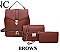3 IN 1 FASHION BACKPACK CROSS BODY & CLUTCH SET