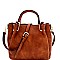 MEDIUM METAL HANDLE BUCKET SATCHEL