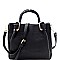 MEDIUM METAL HANDLE BUCKET SATCHEL