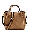 MEDIUM METAL HANDLE BUCKET SATCHEL