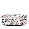 3 in 1 Flower Butterfly Print Scalloped Edge Tote Value SET