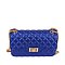Quilt Embossed Jelly Candy Classic Shoulder Bag