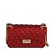 Quilt Embossed Jelly Candy Classic Shoulder Bag