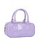 Glossy Top Handle Tote Satchel