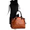 Woven Detail Large 2-Way Satchel MH-LH083