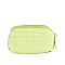Silver Croc Crossbody Bag