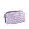 Silver Croc Crossbody Bag