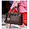 Crocodile Boston Satchel Soft Touch Handbags