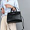 Alligator Soft Touch Satchel