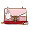 TQUEEN BEE ACCENT SHOULDER CROSSBODY BAG