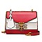 TQUEEN BEE ACCENT SHOULDER CROSSBODY BAG