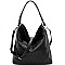 TWO WAY LASER CUT DETAIL HOBO BAG