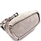 TWO WAY LASER CUT DETAIL HOBO BAG