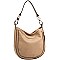 Braid Accent Large Hooked Single Strap Hobo Wallet SET