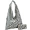 ASYMMETRICAL SNAKE PRINT HOBO WALLET SET